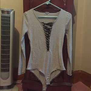 Charolette Russe Bodysuit Size Small